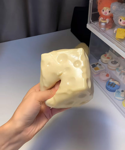 Squishllery Jumbo Cheese Block Toy